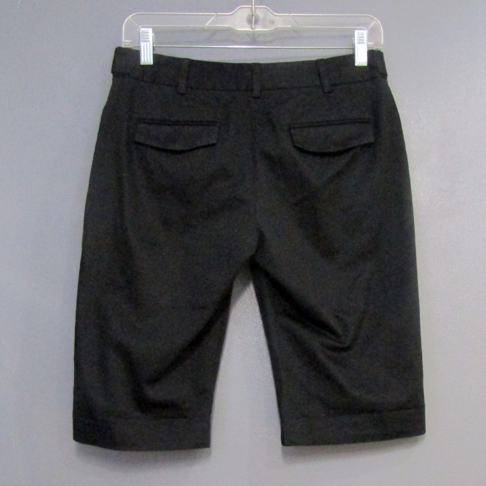Express Black Editor Bermuda Shorts Size 0 - image 3
